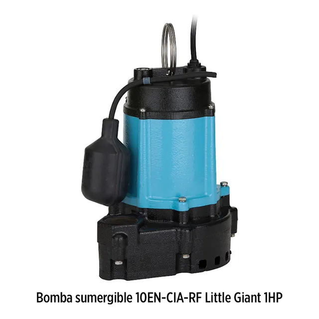 Bomba Sumergible 67gpm 0.5hp Aguas Residuales Little Giant