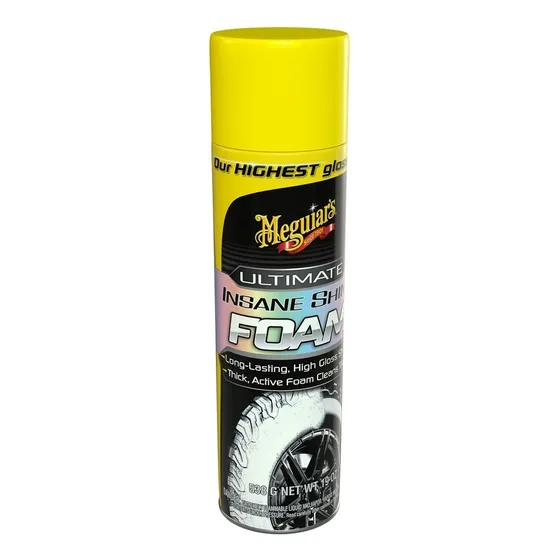 Abrillantador De Llantas Meguiars Insane Shine Foam G210419 Color Negro