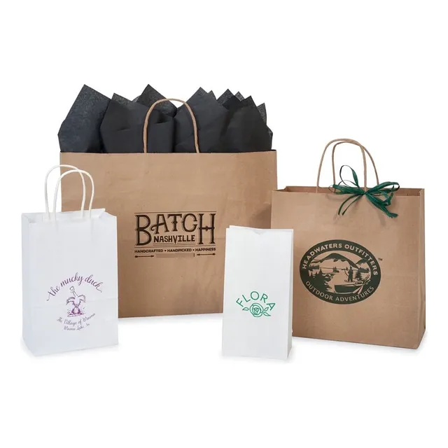 Bolsas De Papel Personalizadas Fundas Shopping Bags