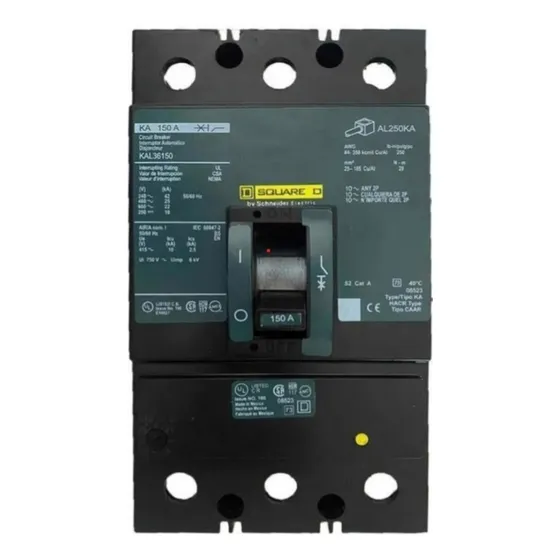 Interruptor Termomagnetico Kal36150 Square D 150 Amp