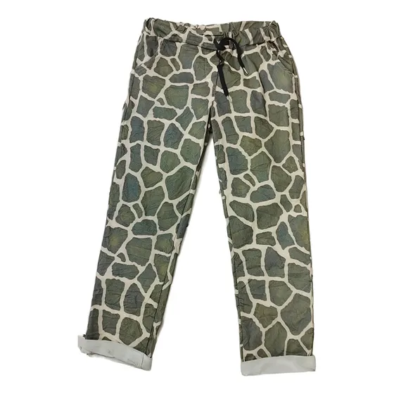 Pantalon De Dama Italiano Estampado