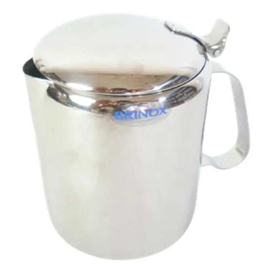 Jarra  Te / Leche 750 Ml. Acero Inoxidable Brinox Hogar.