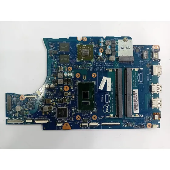 Placa Mãe Dell Inspiron 5567 5767 I7 La-d805p La-d801p C/vga Azul