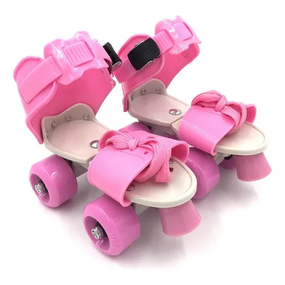 Zapatos De Patines De Quad Roller De Velocidad Ajustable Par