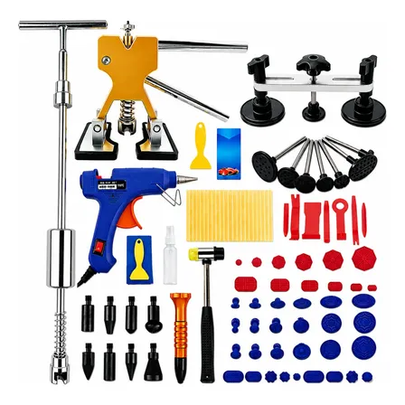 Kit 87 Pçs Completo Repuxadeira Ventosa Tira Amassado