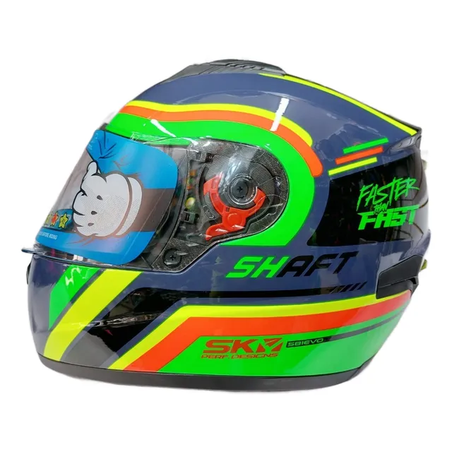 Cascos Shaft 581 Evo Certificado Ece, Para Motociclistas 