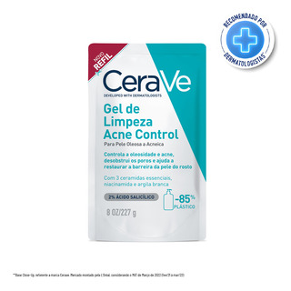 Refil Gel De Limpeza Facial Acne Control 227g Cerave Refil Gel De Limpeza Facial Acne Control 227g Cerave