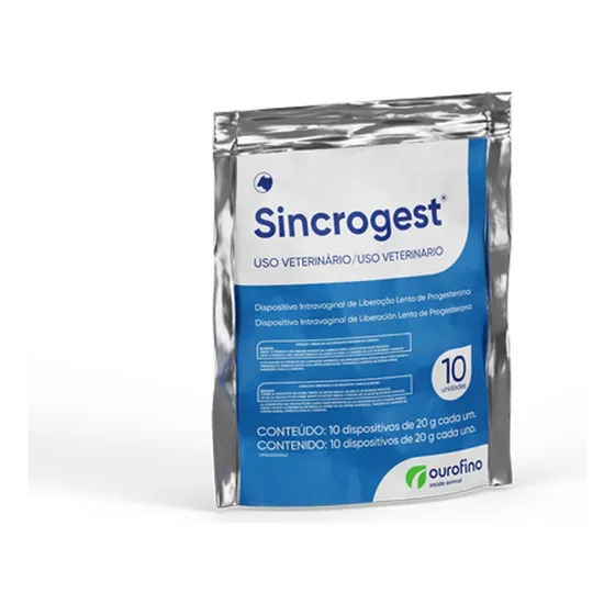 Sincrogest Implante P/ Iatf 1g, Combo 5 Pct Com 10 Und Cada
