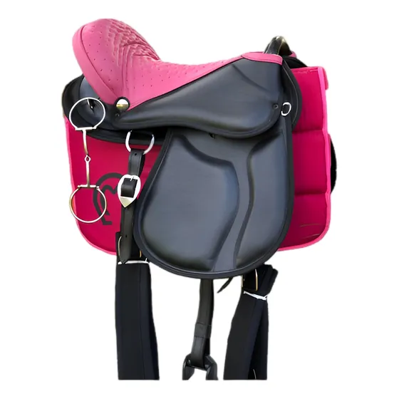 Cavalos E Eguas Sela Soft Gel Assento Rosa Completa