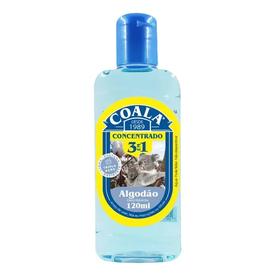 Coala Desinfetante Concentrado 3 Em 1 120ml Algodão