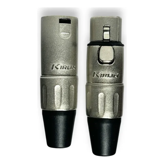 Conectores Xlr Par Hembra Y Macho Metálico Kirlin