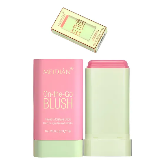 Blush Bastão Multiuso Boca Sombra Blush 3 Cores Impermeável