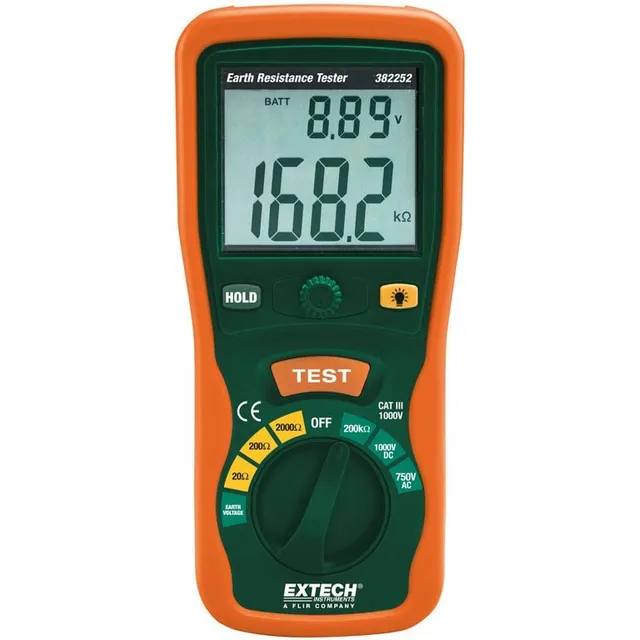Telurómetro Digital Extech, Modelo 382252