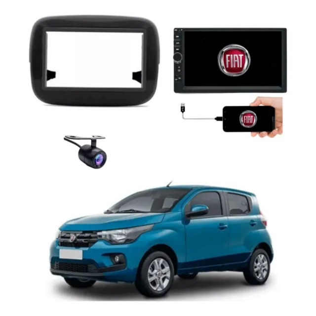 Central Multimídia Fiat Mobi 2016 2017 2018 2019 2020 2022