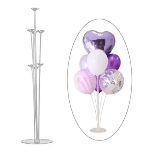 Soporte Fiesta Nuevo Para Globos Acrílico Base Para Bombas 