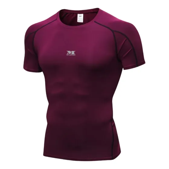 Camiseta De Compresión En Licra Uv Slim
