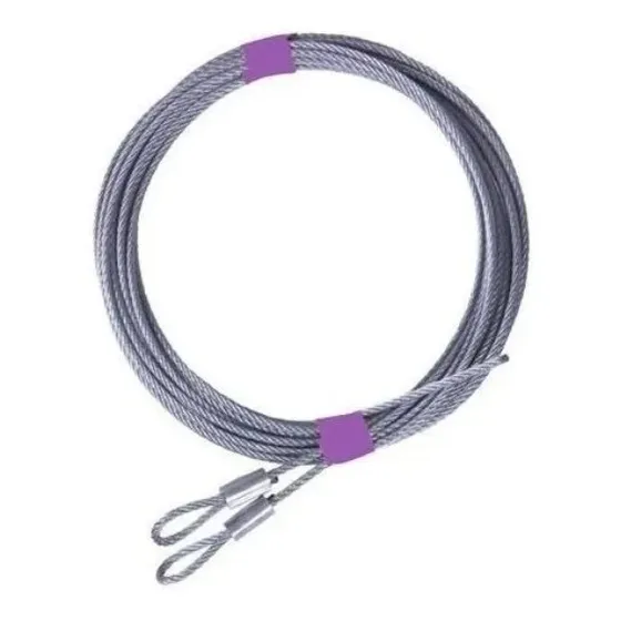 Par De Cables Chicote Para Puertas Automaticas Ascendentes 
