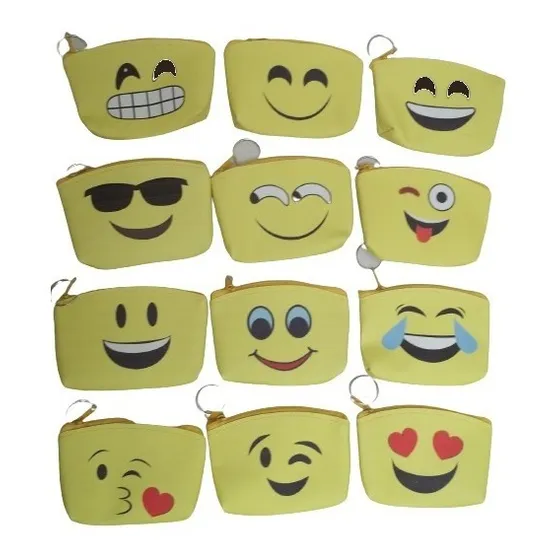 Monedero Emoji Emoticones Whatsapp Colección 12 Unidades