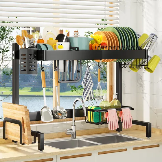 Sayzh Escurridor Plato Fregadero Drenaje Automatico 19.9 34 