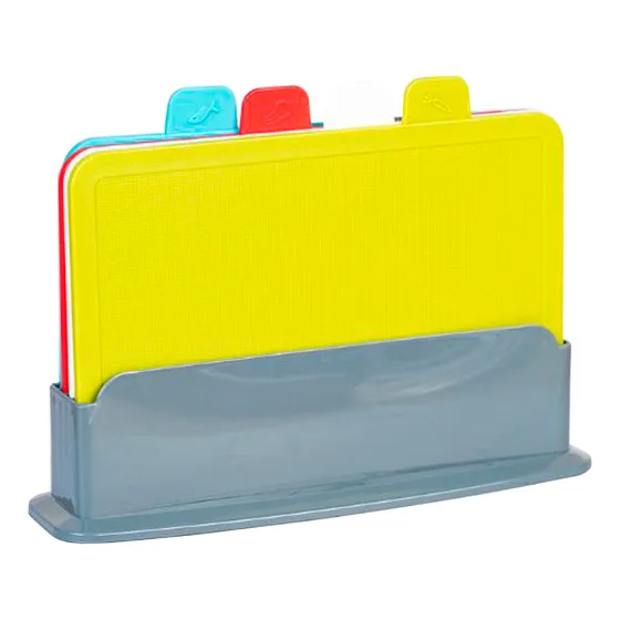 Tabla Para Picar Cortar Cocina - Set X 4 Unidades Multicolor