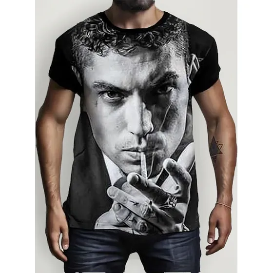 Camiseta Camisa Personalizada Cantor Rap Trap Filipe Ret 1