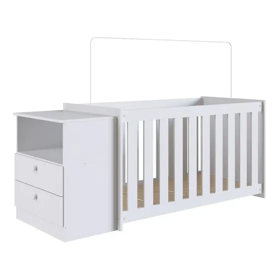 Cuna Transformable 3 En 1 Con Cajonera