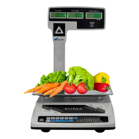 Balanza Comercial Digital Kuma B888 30kg Con Torre Latu Inc | Cuotas sin interés