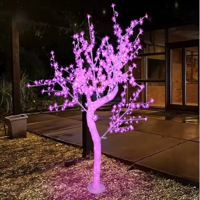 Árbol De Luz Led Modelo Cerezo De Lujo 1,9 De Largo
