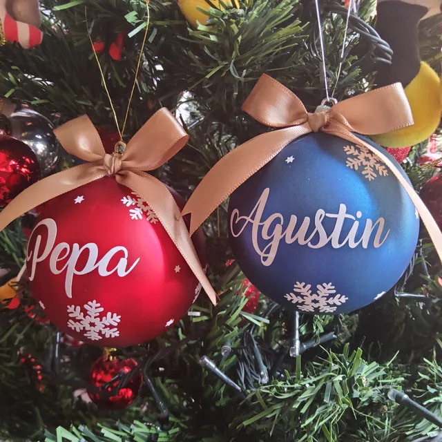 Esferas Navideñas Personalizadas ( Bolas De Navidad )