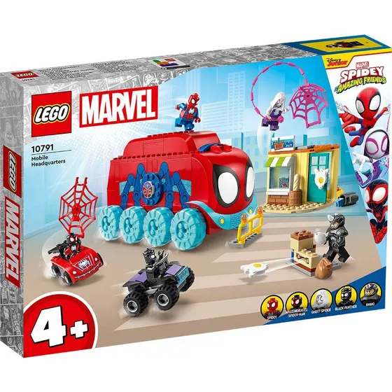 Lego 10791 Base Móvil Del Equipo Spidey Cantidad de piezas 187