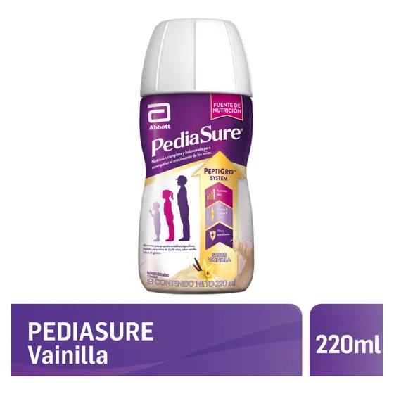 Suplemento Liquido Abbott Pediasure Vainilla 220ml