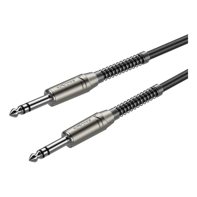 Cable Plug 6,3mm Macho A Macho 6 Metros Stereo Roxtone