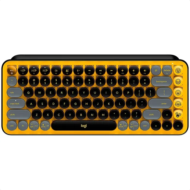 Teclado Logitech Pop Keys Blast Mecanico Emojis Inalambrico