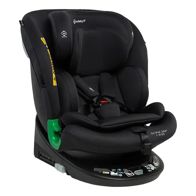 Cadeirinha Para Carro Elipse 360° I-size Black Safety 1st Liso Preto