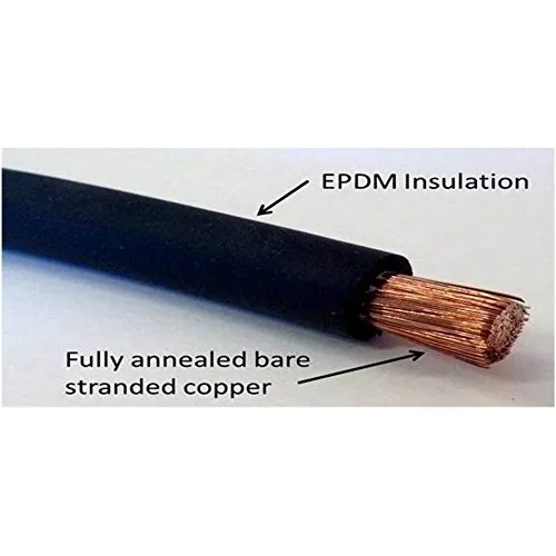 Windynation 2 Awg Calibre Soldadura Rojo Negro Bateria Auto