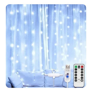 Cortinas Serie Luces 100 Led Decorativas Usb 8 Modelo 3x1m Cortinas Serie Luces 100 Led Decorativas Usb 8 Modelo 3x1m