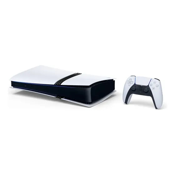 Consola Playstation 5 Pro Ps5 Edición Digital + Dualsense Blanco