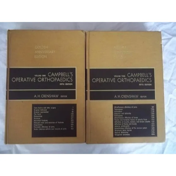 Livro Campbells Operative Orthopaedics 2 Vols Crenshaw Em Ingles