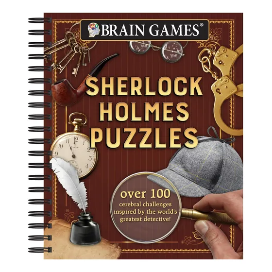 Livro: Brain Games Sherlock Holmes Puzzles (1): ¡más 100 Des