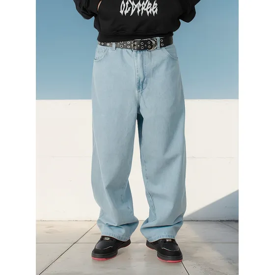 Jeans Extra Baggy Celeste Light Blue Old Tree