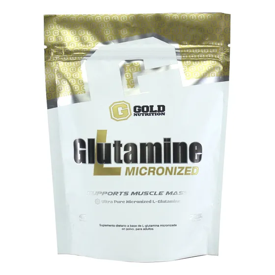 Glutamina Gold Nutrition Micronizada Aminoácido Recuperador