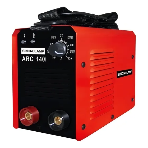 Soldadora inverter Sincrolamp ARC 140I color rojo/negro 220V