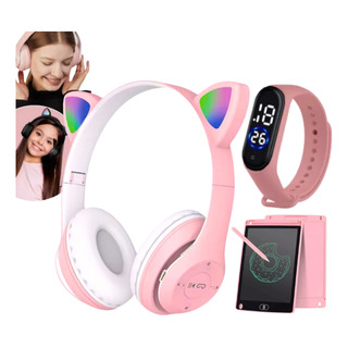 Fone Ouvido Gatinho Bluetooth +relĂłgio Led +lousa Magica Lcd Fone Ouvido Gatinho Bluetooth +relĂłgio Led +lousa Magica Lcd