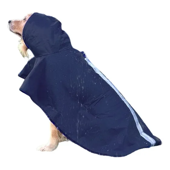 Capa Chuva Pet Cachorro Nylon Emborrachado Exgg Regulável