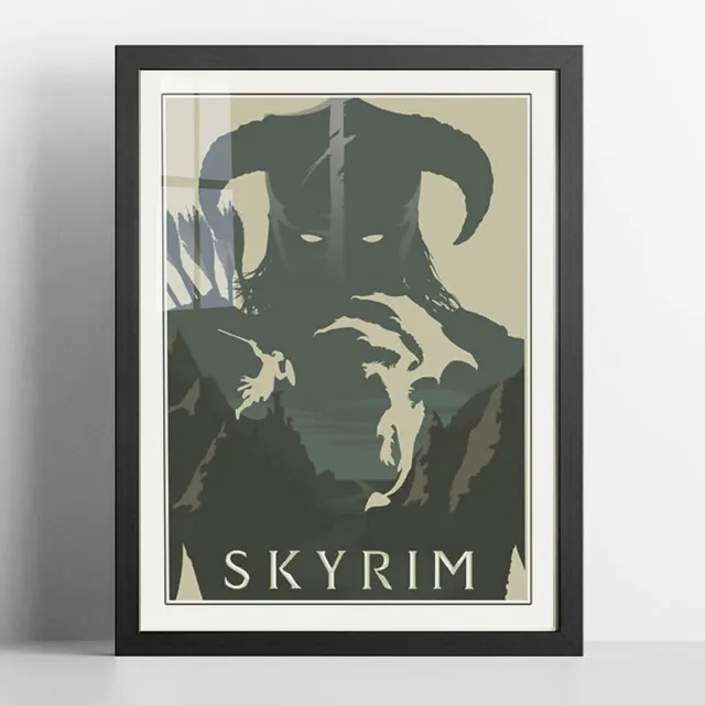 Cuadro Gamer - The Elder Scrolls Skyrim - Fan Art