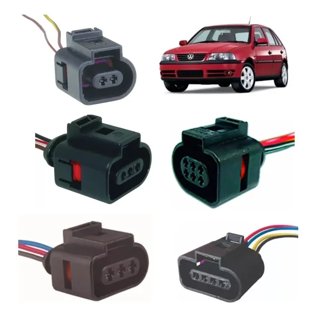 Kit Chicote Sensor Rotação Fase Map Detonação Tbi Gol G3 16v