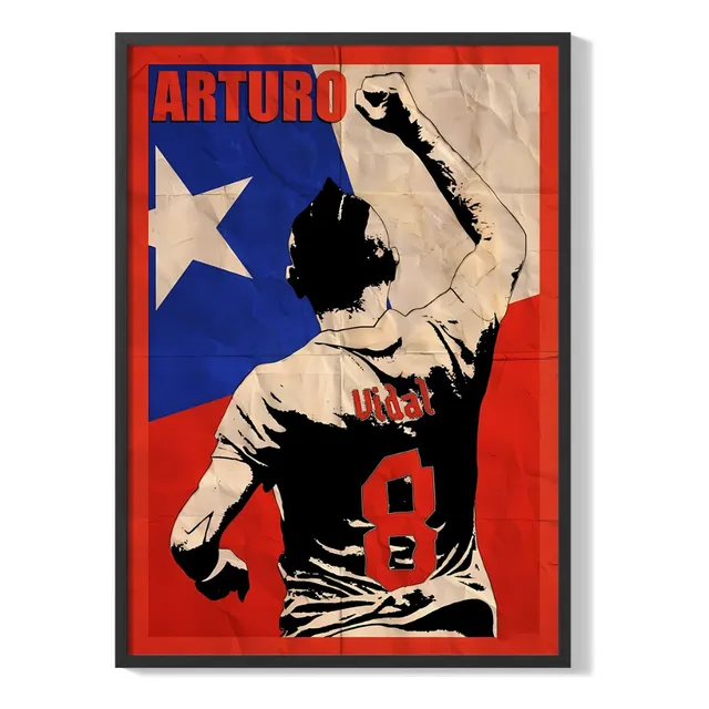 Cuadro Poster 20x30 Arturo Vidal