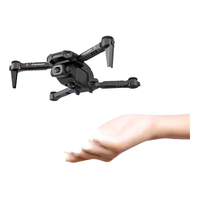 Mini Drone Plegable Con 2 Cámaras De 1080p Fhd + 2 Baterías