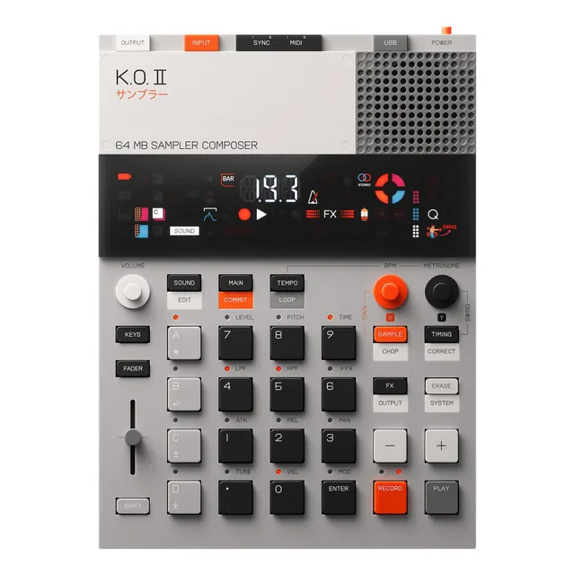 Sampler Teenage Engineering EP-133 Ko2 muestreador de estación de trabajo pocket operator
