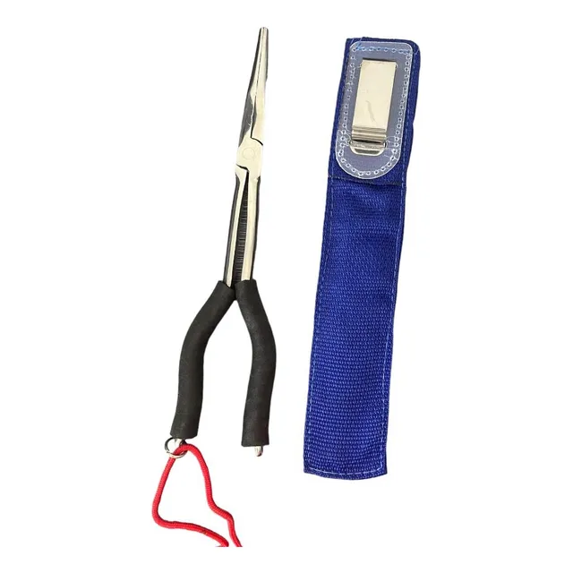 Alicate Punta Larga 11'' Estuche Pesca Y Multiples Usos 28cm